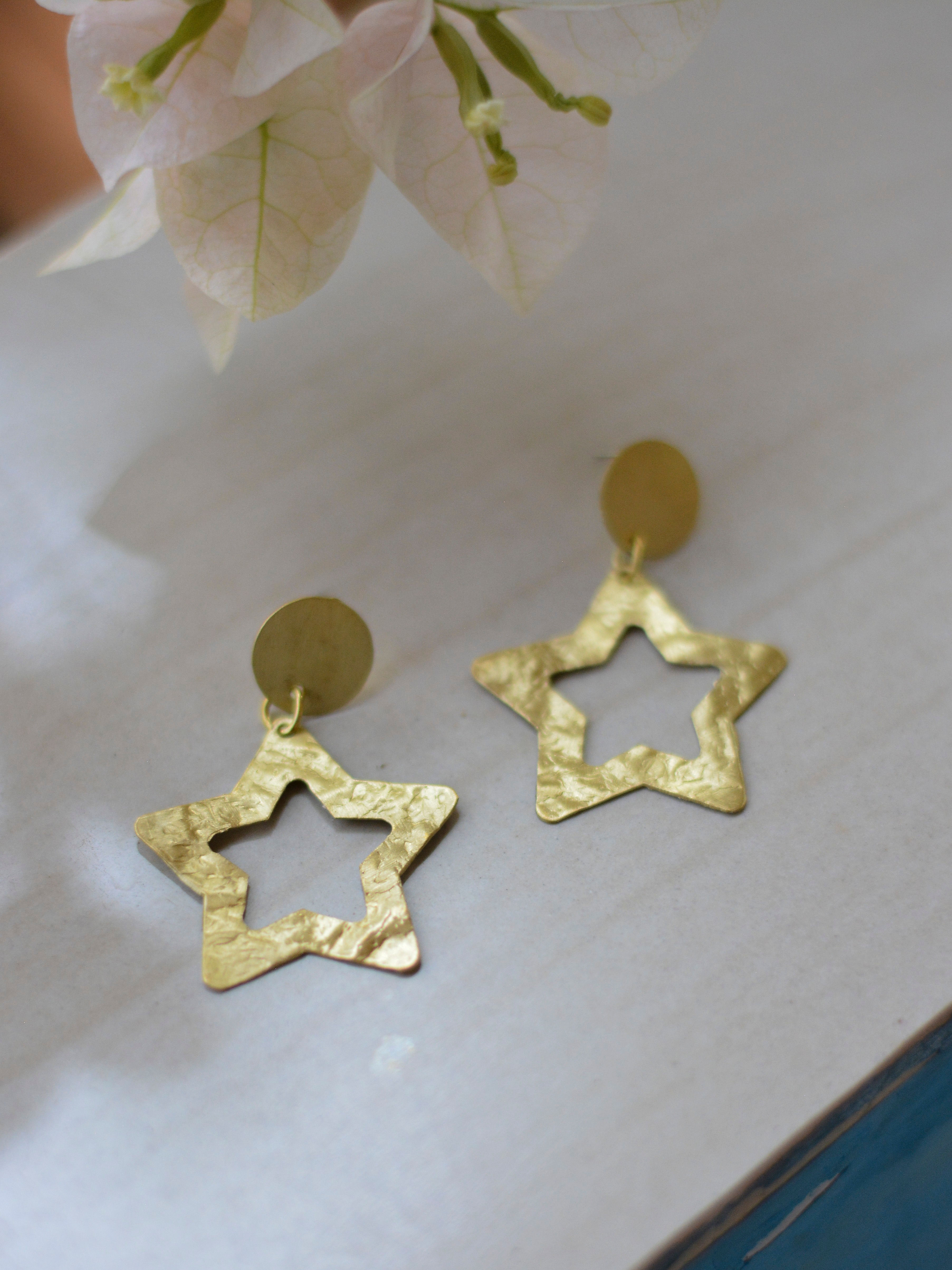 Sternen Stecker Ohrringe