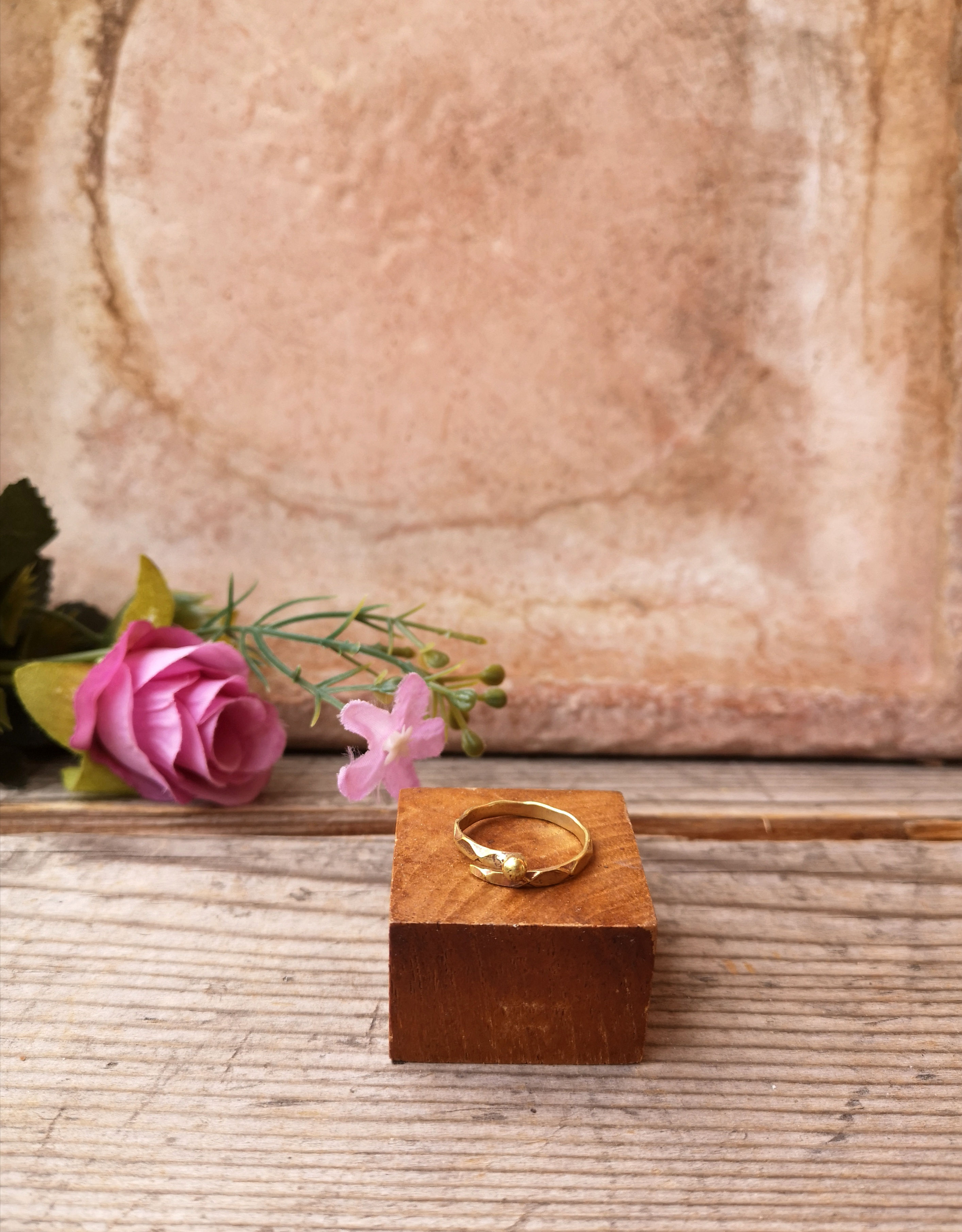 Zehen Ring gemustert