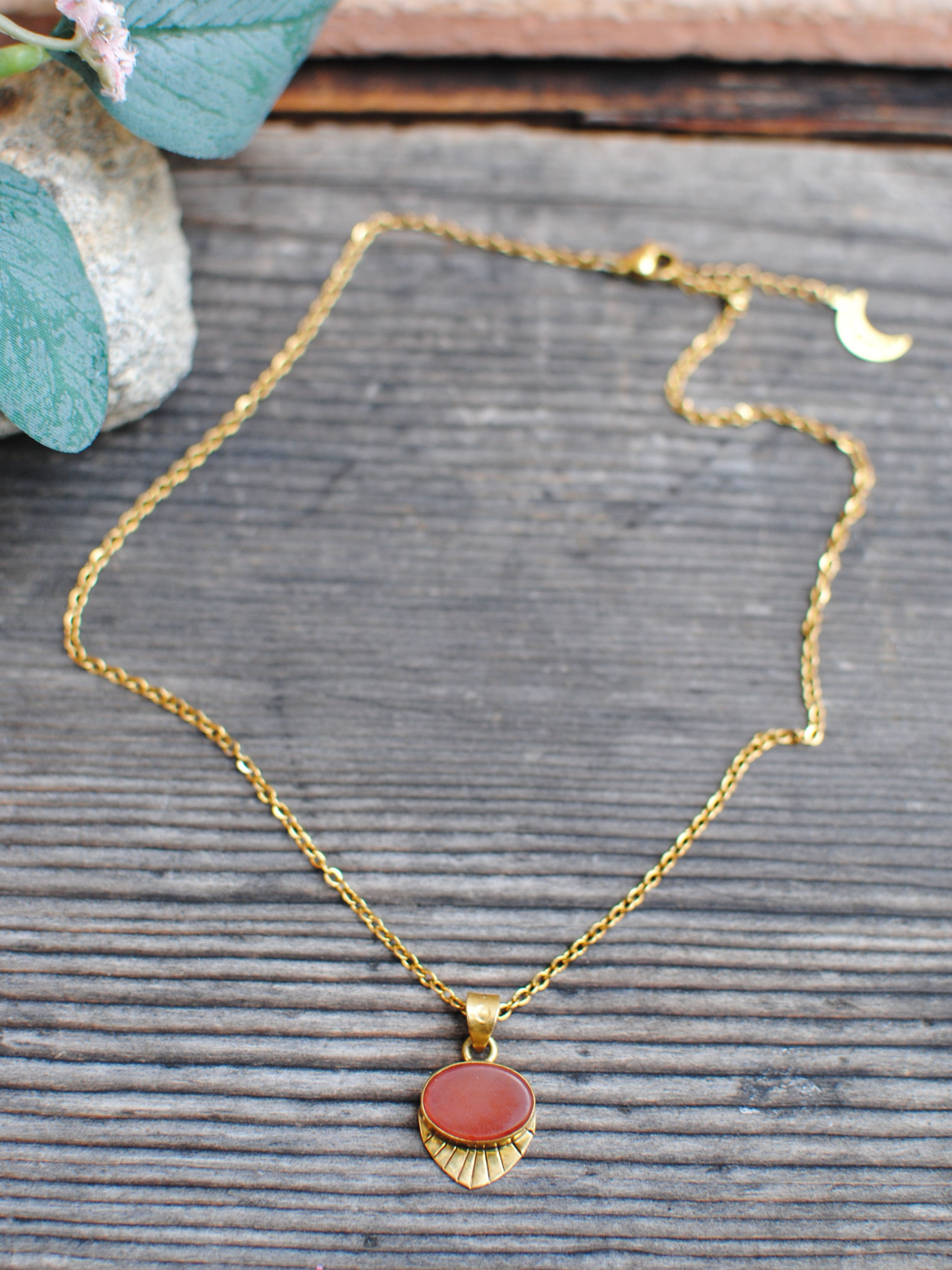 Vintage Karneol Kette