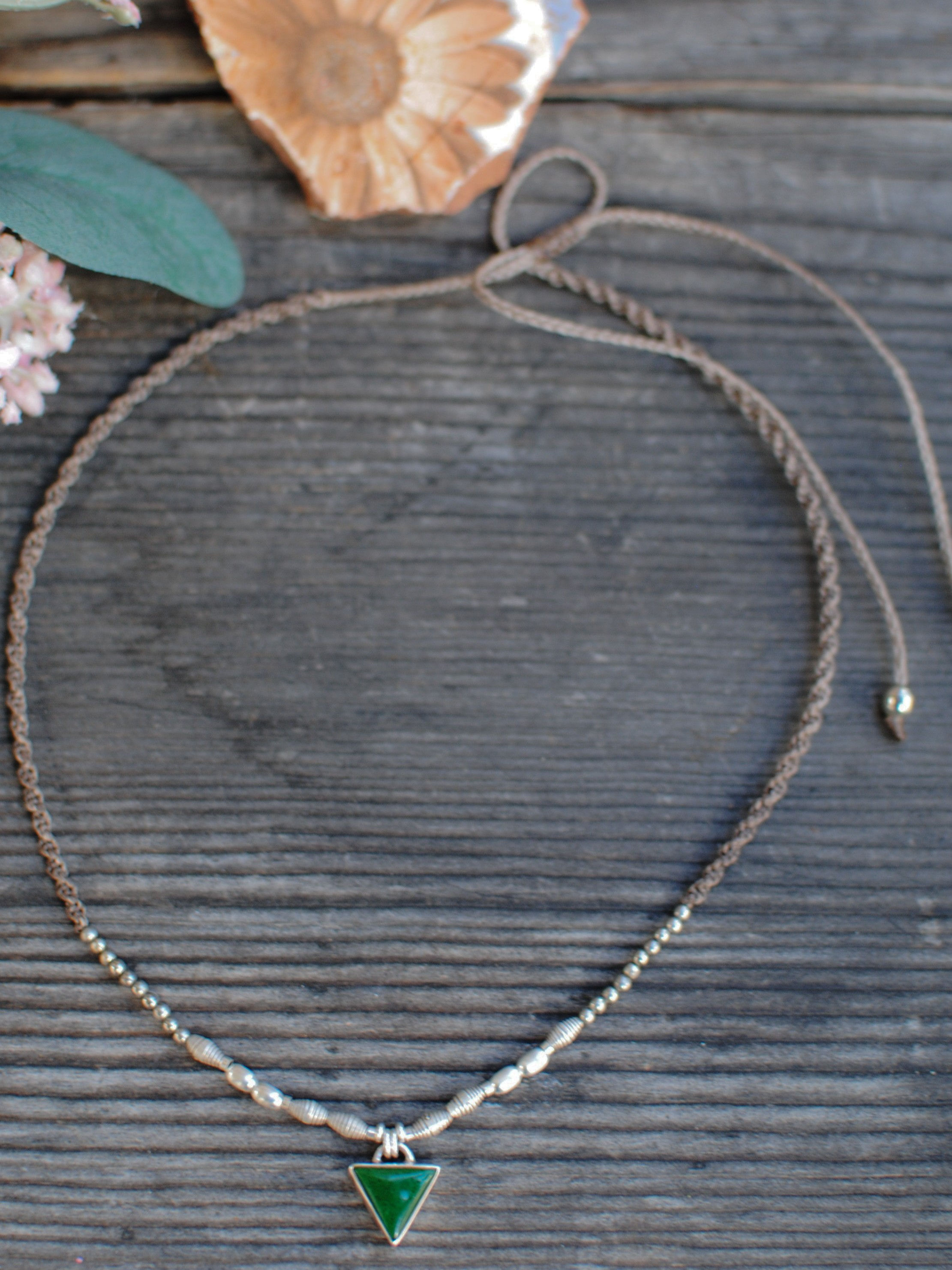 Silberkette mit Aventurin