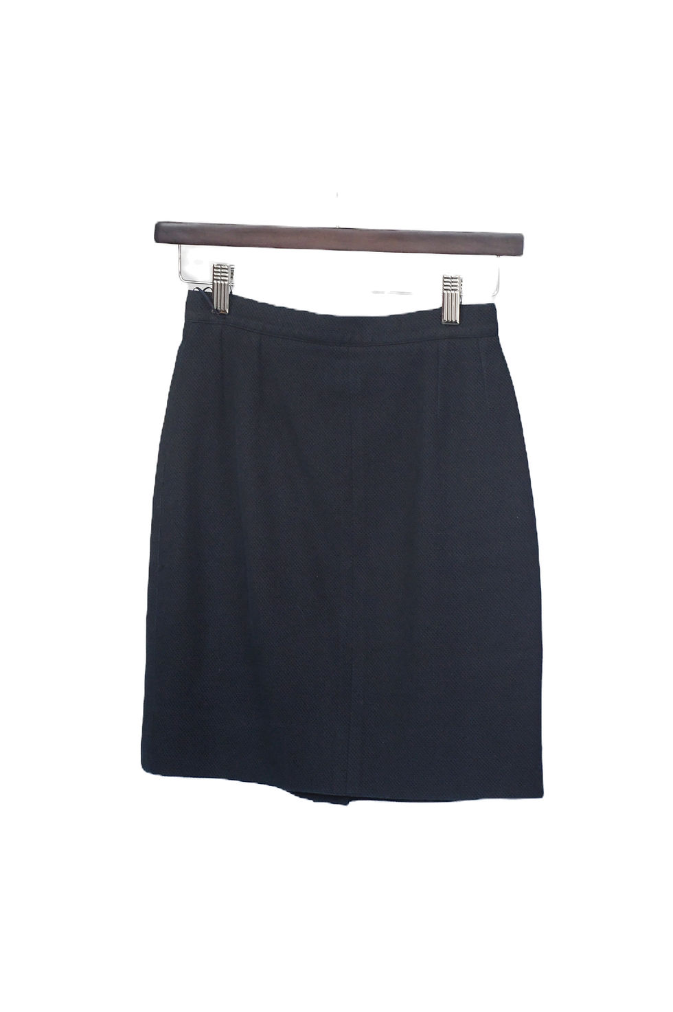 Thumbnail: Chanel Navy Two-Piece Suit with Gray & White Piping