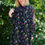 Thumbnail: Pearl by Lela Rose Floral Print Long Sleeve Dress - Lg