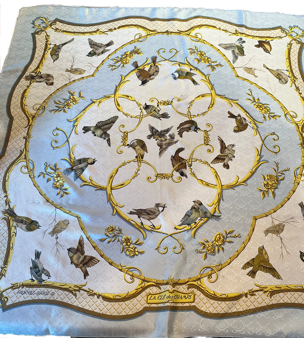 Thumbnail: Hermès - “La Clé de Champs” Scarf with Box