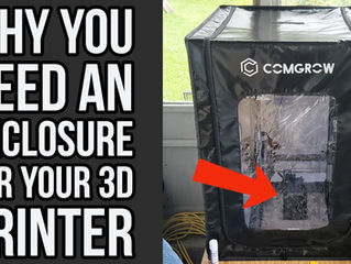 Is The COMGROW 3D PRINTER ENCLOSURE Any Good? I Review & Show How To Assemble Protective Cover Tent