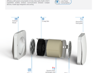 DIY ERV Fresh Air Ventilator Heat Exchanger for House, Apartment, RV