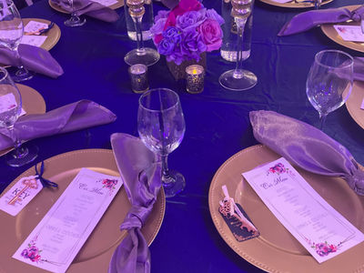 Wedding tablescape