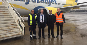 Arrivo di LZ-BON a Milano, Malpensa
