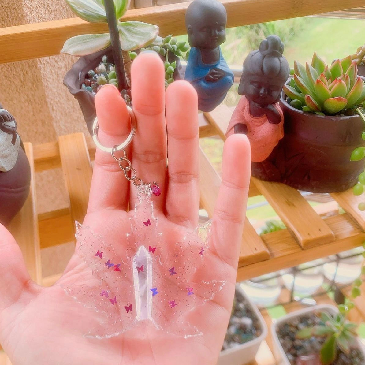 Crystal Keychain (made to order)