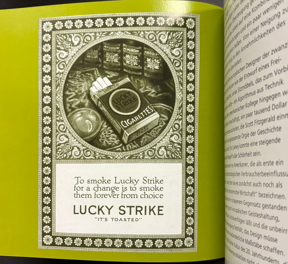 Miniaturbild: Bayley Stephen, Die Lucky-Strike-Packung von Raymond Loewy