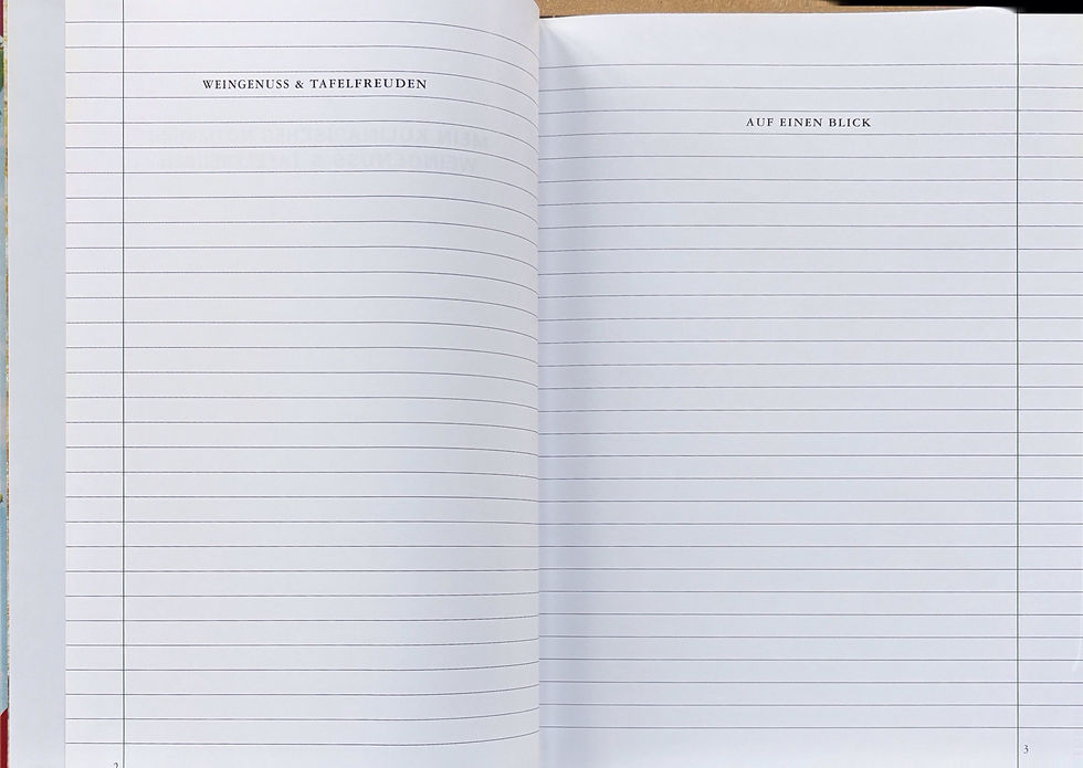 Miniaturbild: Mein kulinarisches Notizbuch... für Weingenuss