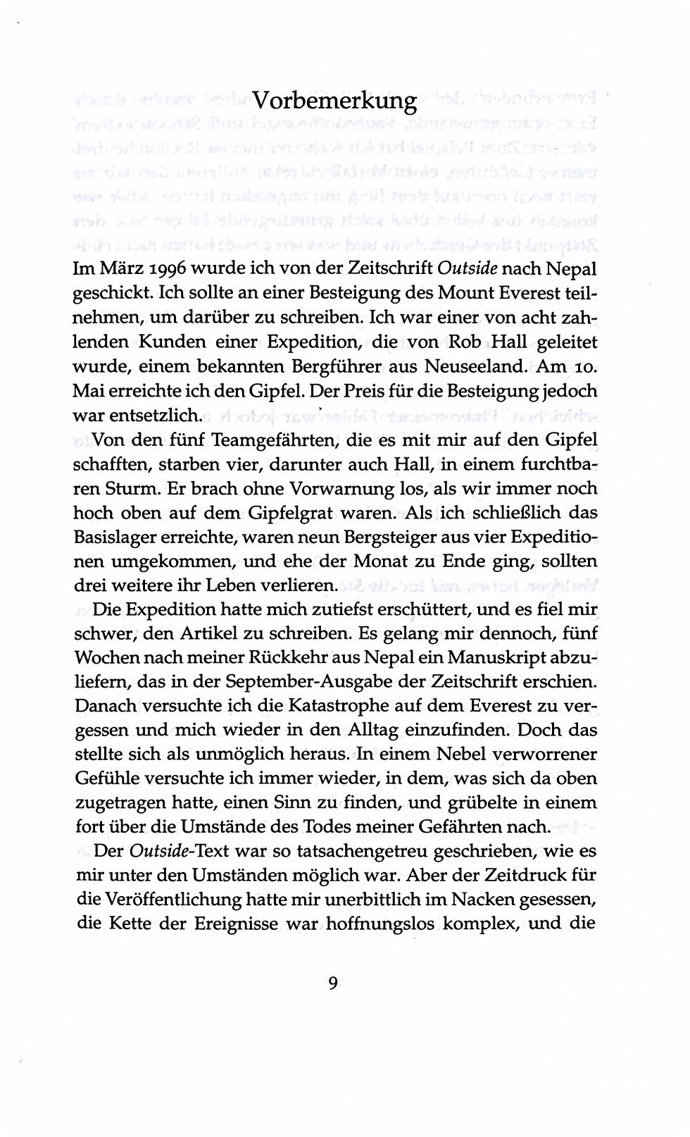 Miniaturbild: Krakauer Jon, In eisige Höhen - Das Drama am Mount Everest (antiquarisch)