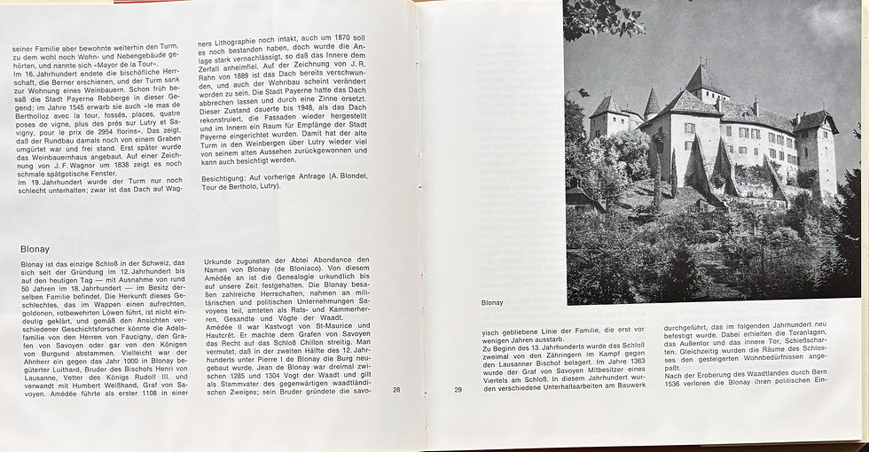 Miniaturbild: Burgen und Schlösser der Schweiz Bd. 12 Waadt Wallis Genf (antiquarisch)
