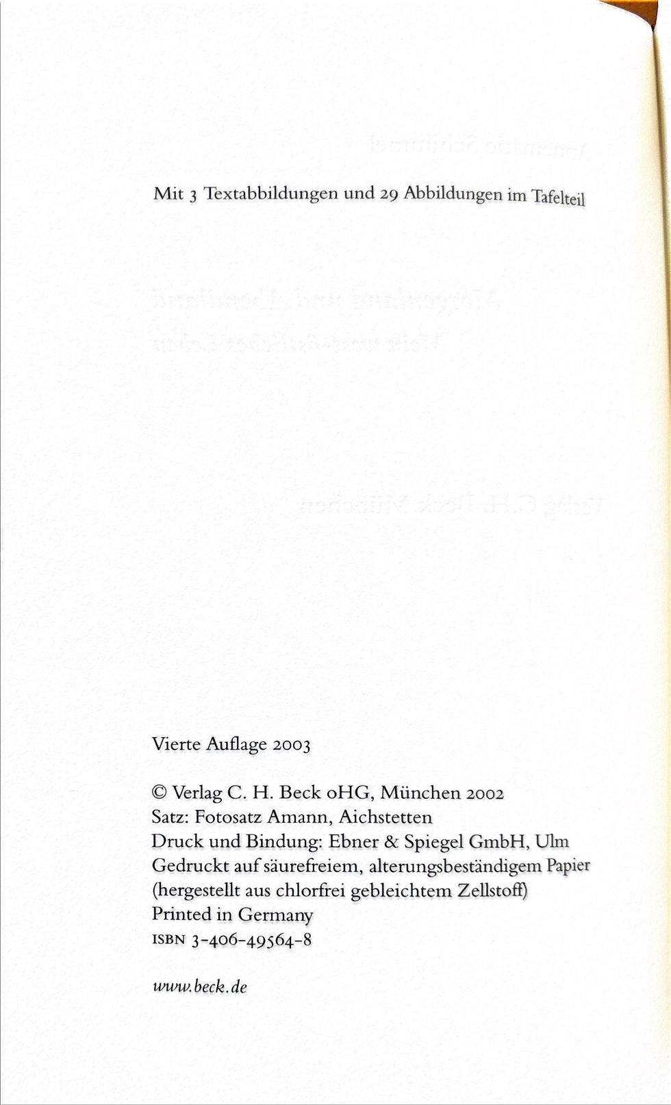 Miniaturbild: Schimmel Annemarie, Morgenland und Abendland - Mein west-östliches Leben (antiqu