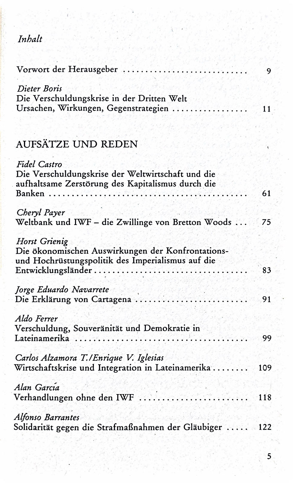 Miniaturbild: Boris Dieter, Schuldenkrise und Dritte Welt