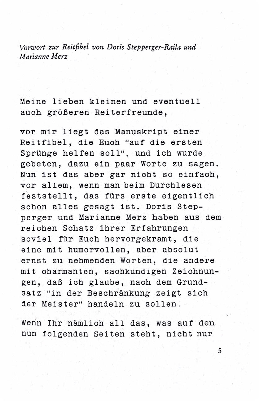 Miniaturbild: Stepperger-Raila, Wer reitet mit?