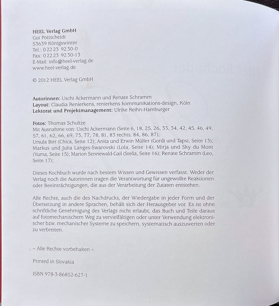 Miniaturbild: Ackermann Uschi, Hier kocht der Mops - Sir Henrys beste Rezepte