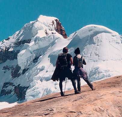 Voluntours Colombia - Snow Hiking El Cucuy - Hikers with Snow - Landscape shot.jpg