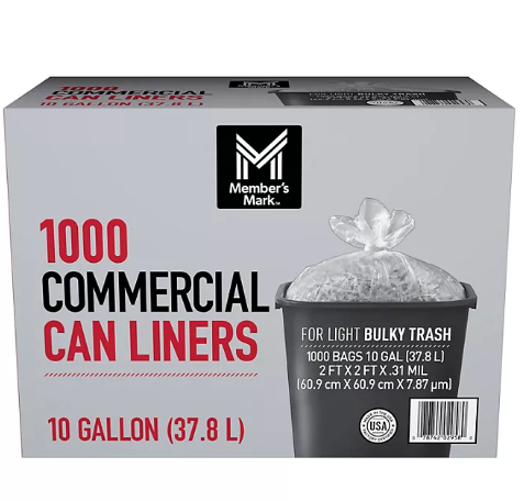 Member's Mark Commercial Can Liners
