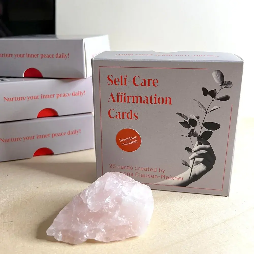 Special Edition Affirmation Card Set – with Gemstone