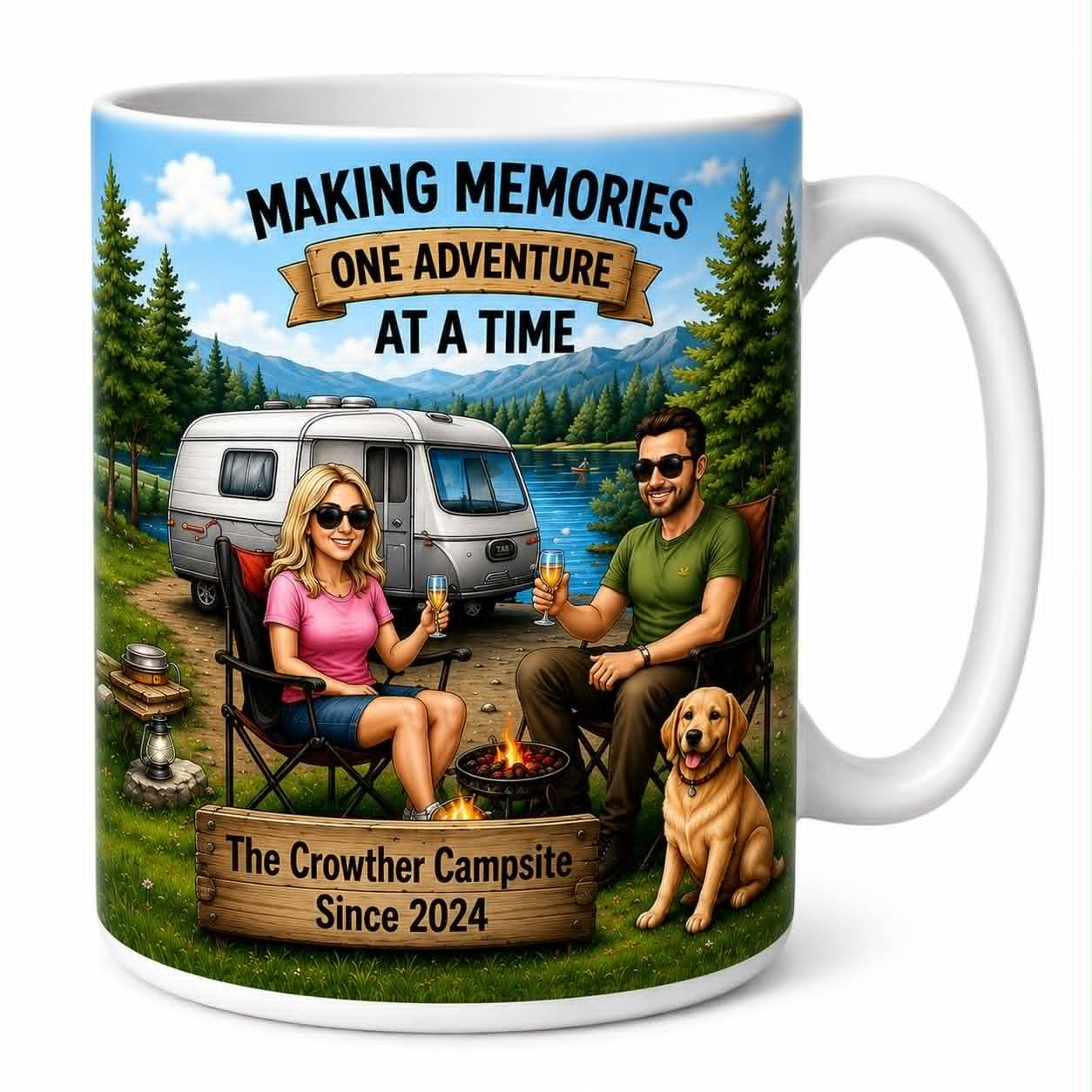 One Adventure at a Time Ceramic Mug