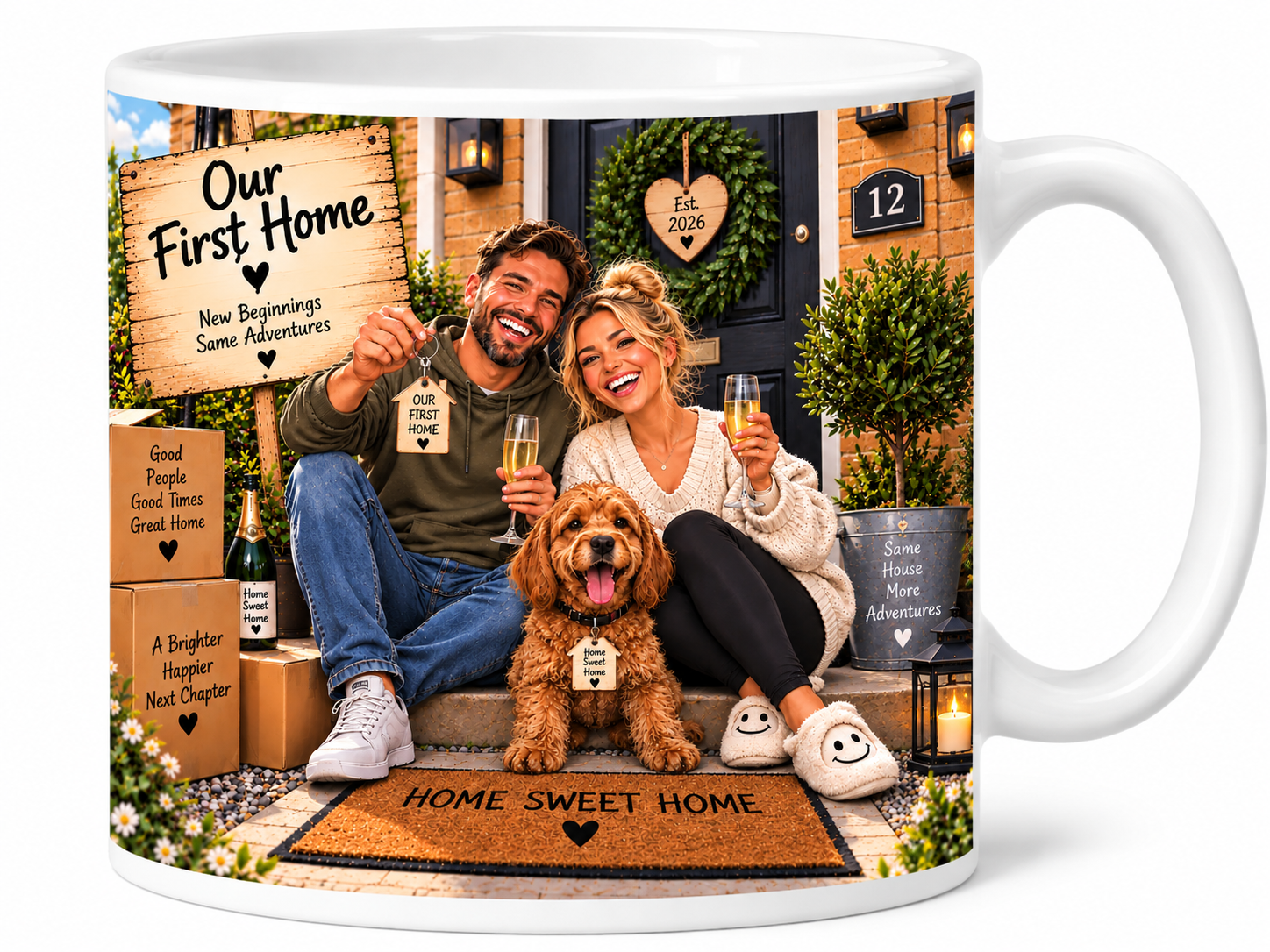 Personalised Our First Home Ceramic Mug