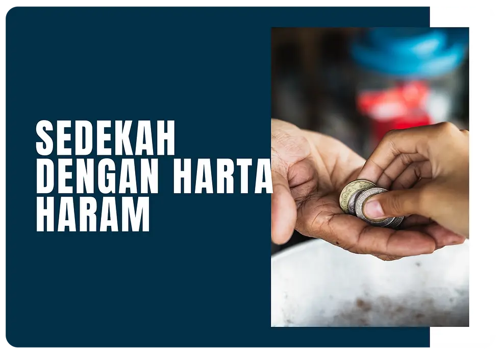 Muamalah - Sedekah dengan Harta Haram