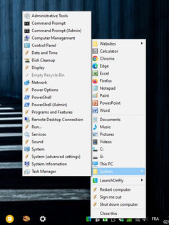 LaunchOnFly - lanceur simple, polyvalent pour applications, dossiers, services, outils système.