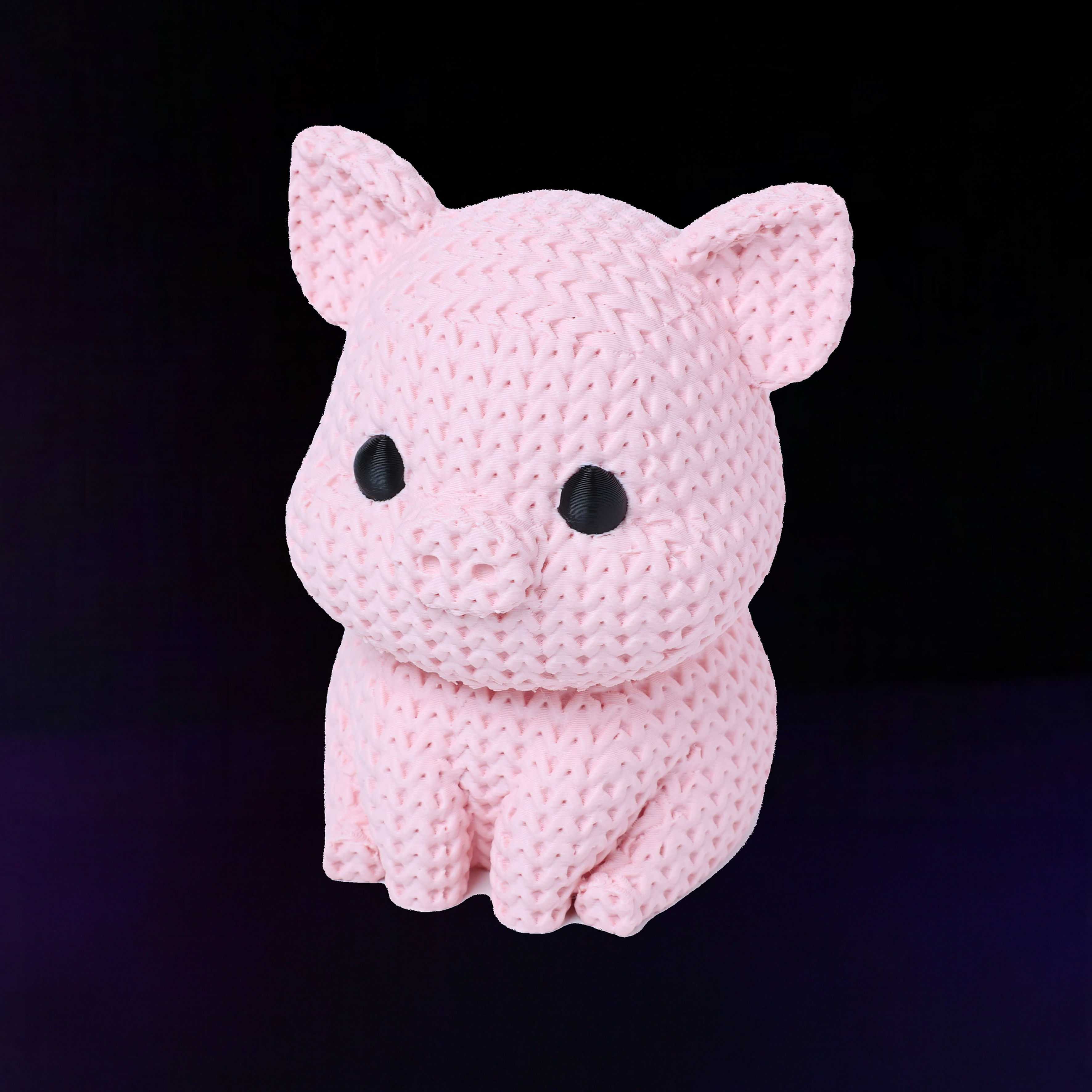 Crochet-Style Pig