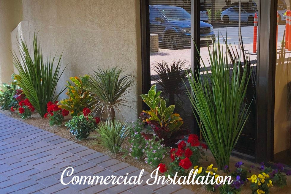 UV tolerant commercial installation