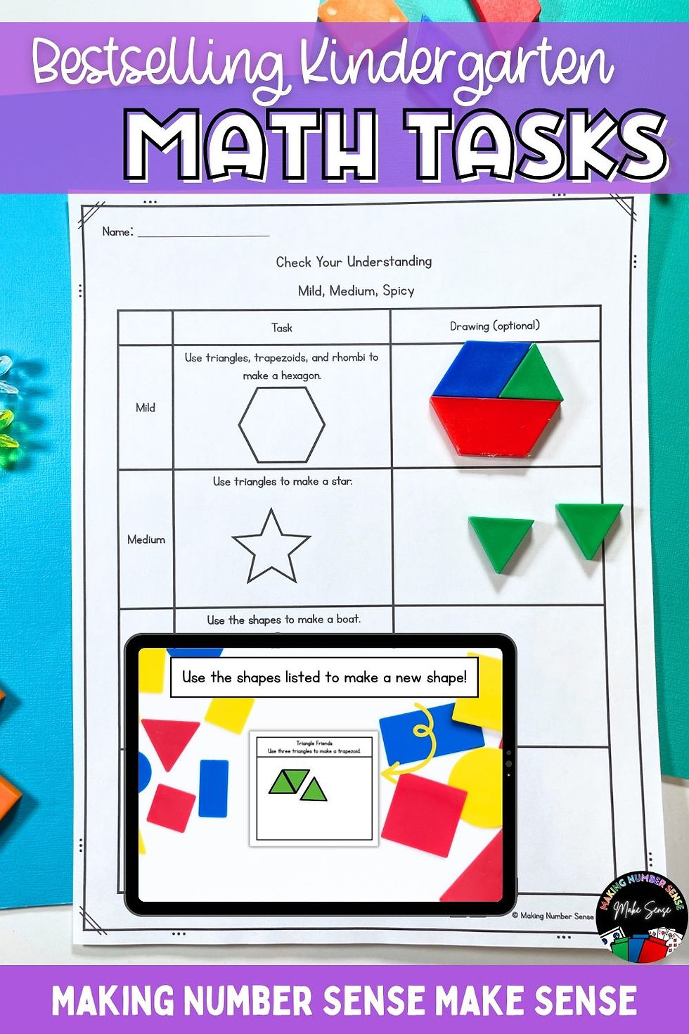 Composing shapes task