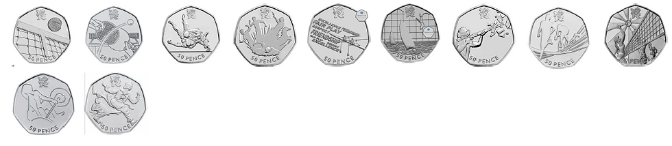 50p Coins