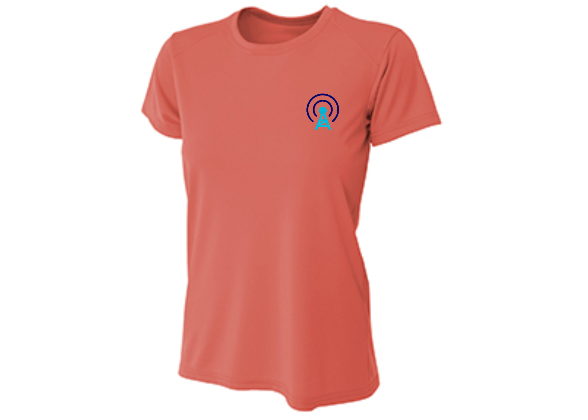 Ladies Adult Cooling Performance T-shirts with Voz Antenna 2.5 to 3.5 I