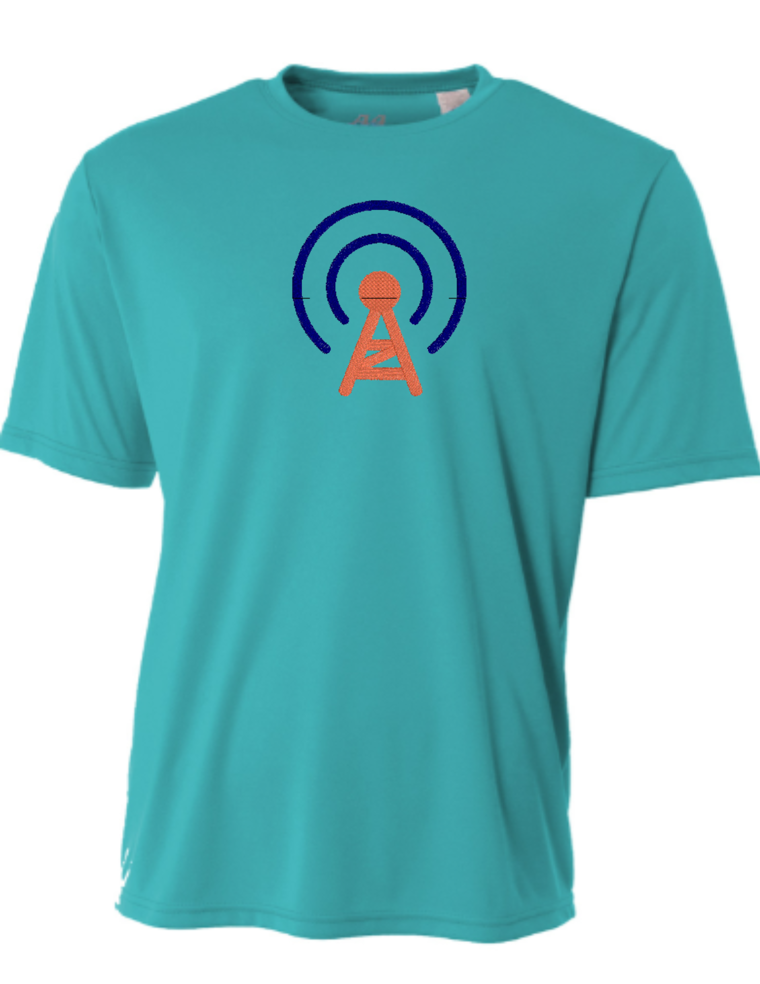 Unisex Adult Cooling Performance T-shirts with Voz Antenna 6 Inch Logo