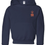 Thumbnail: Youth Hoodie Sweatshirt with Voz Vertical Logo 4 Inch Design