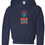 Thumbnail: Youth Hoodie Sweatshirt with Voz Vertical Logo 6 Inch Design