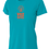 Thumbnail: Ladies Adult Cooling Performance T-shirt with 6 Inch Voz Vertical Logo
