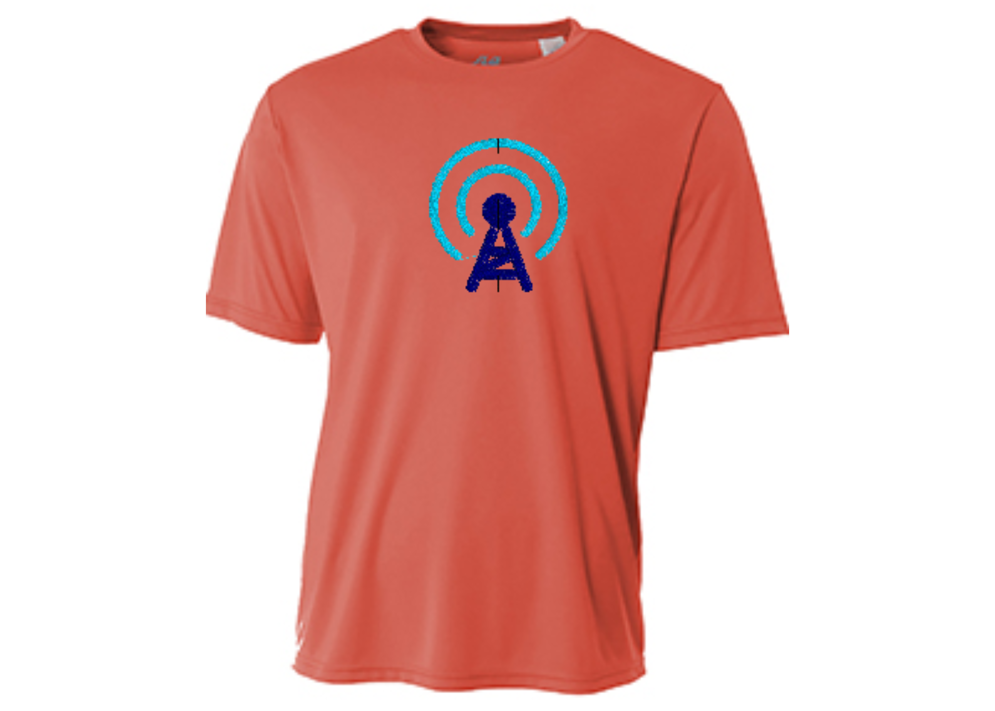 Youth Cooling Performance T-shirts with Voz Antenna 6 Inch Logo