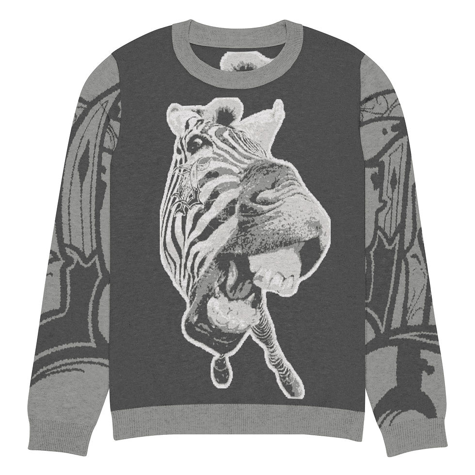 Thumbnail: Knitted crew neck sweater copy