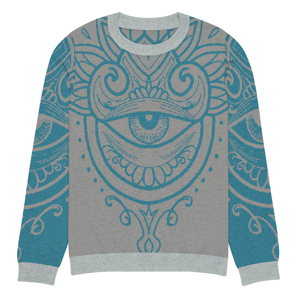 Thumbnail: Knitted crew neck sweater
