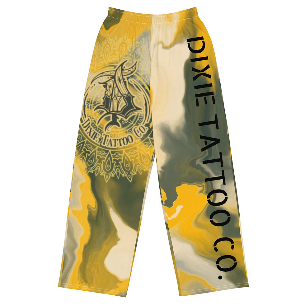 All-over print unisex wide-leg pants