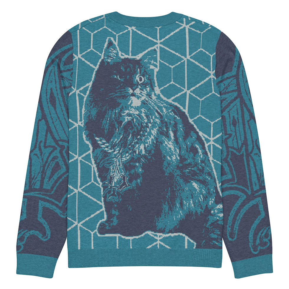 Thumbnail: Knitted crew neck sweater 