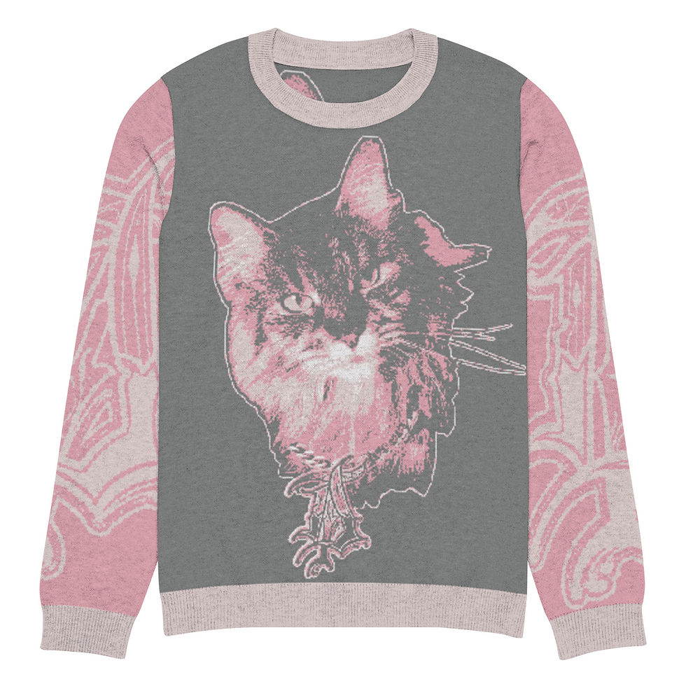 Thumbnail: Knitted crew neck sweater