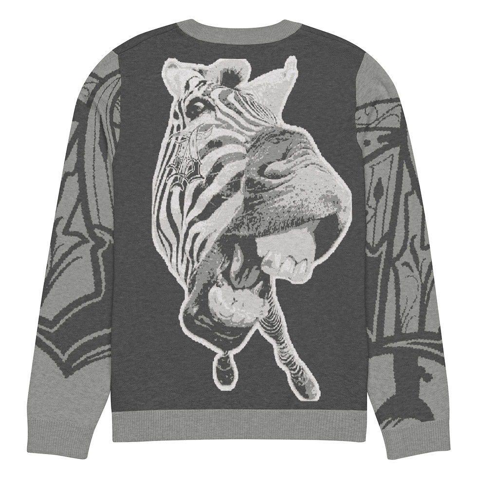 Thumbnail: Knitted crew neck sweater copy