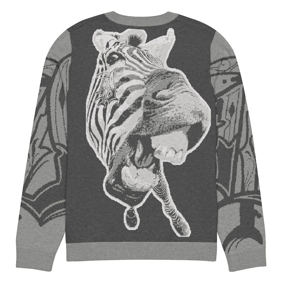 Thumbnail: Knitted crew neck sweater copy