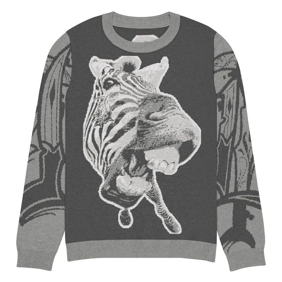 Knitted crew neck sweater copy