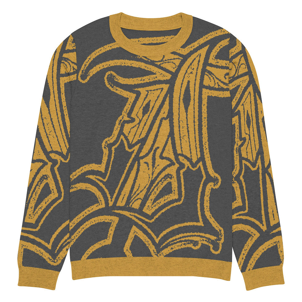 Thumbnail: Knitted crew neck sweater