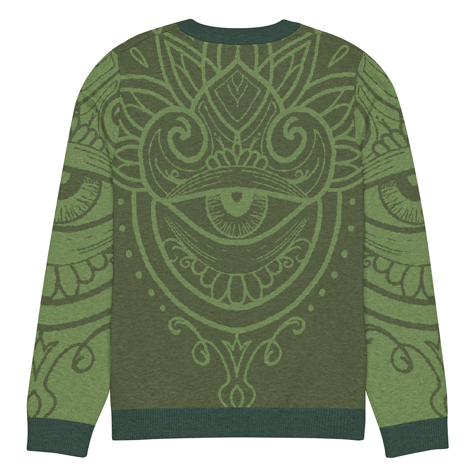Thumbnail: Knitted crew neck sweater 