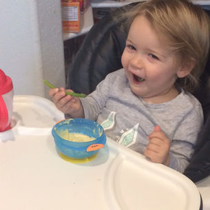 Avie's been eating....