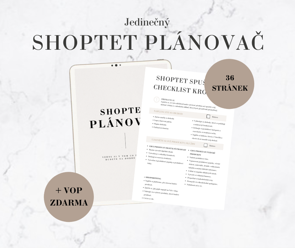 Shoptet Plánovač + VOP ZDARMA