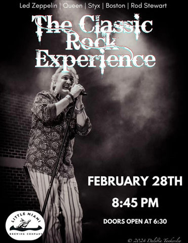 The Classic Rock Experience Promotional Flyer